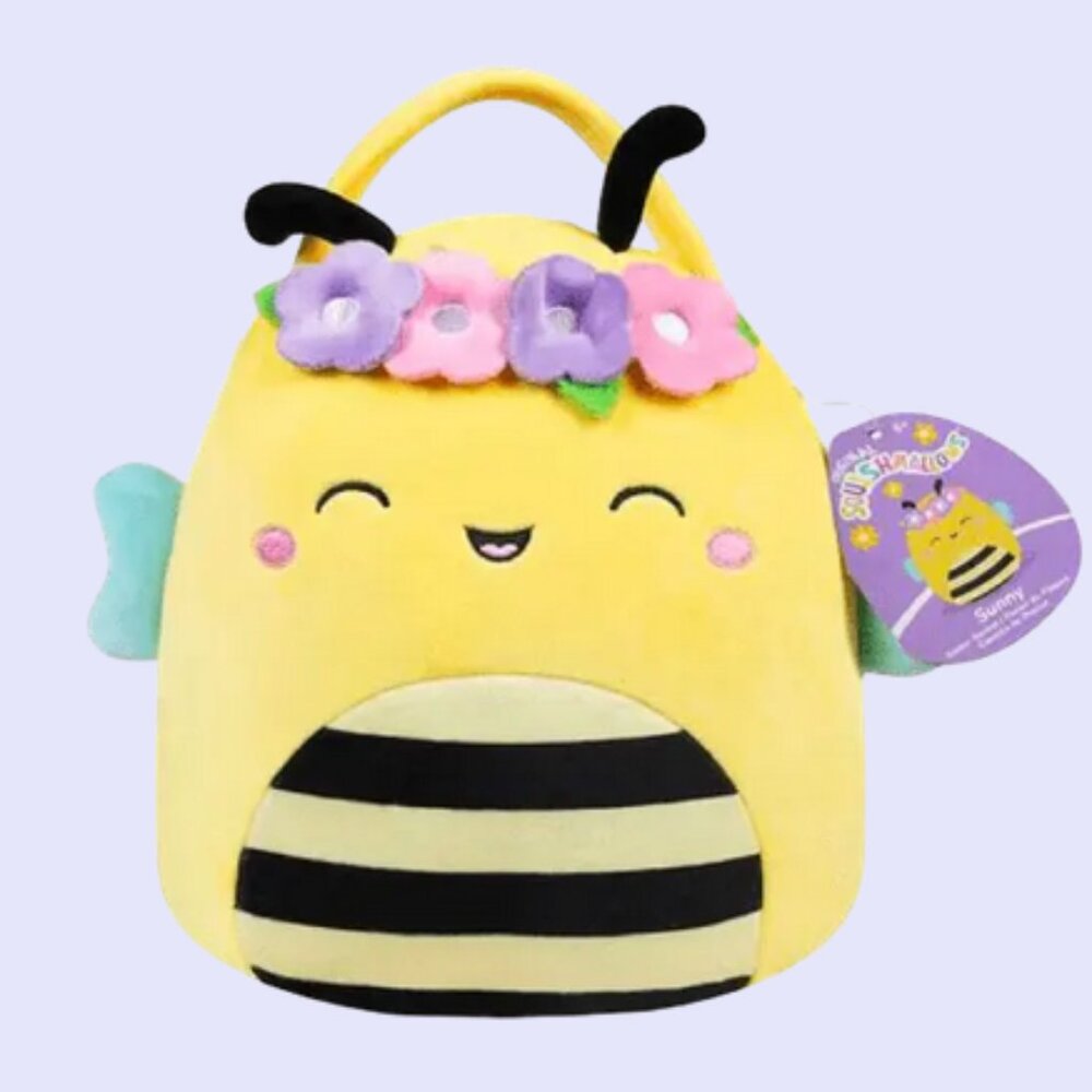Squishmallow Easter Basket Sunny the Bee - NEW  - Plush Toy NWT